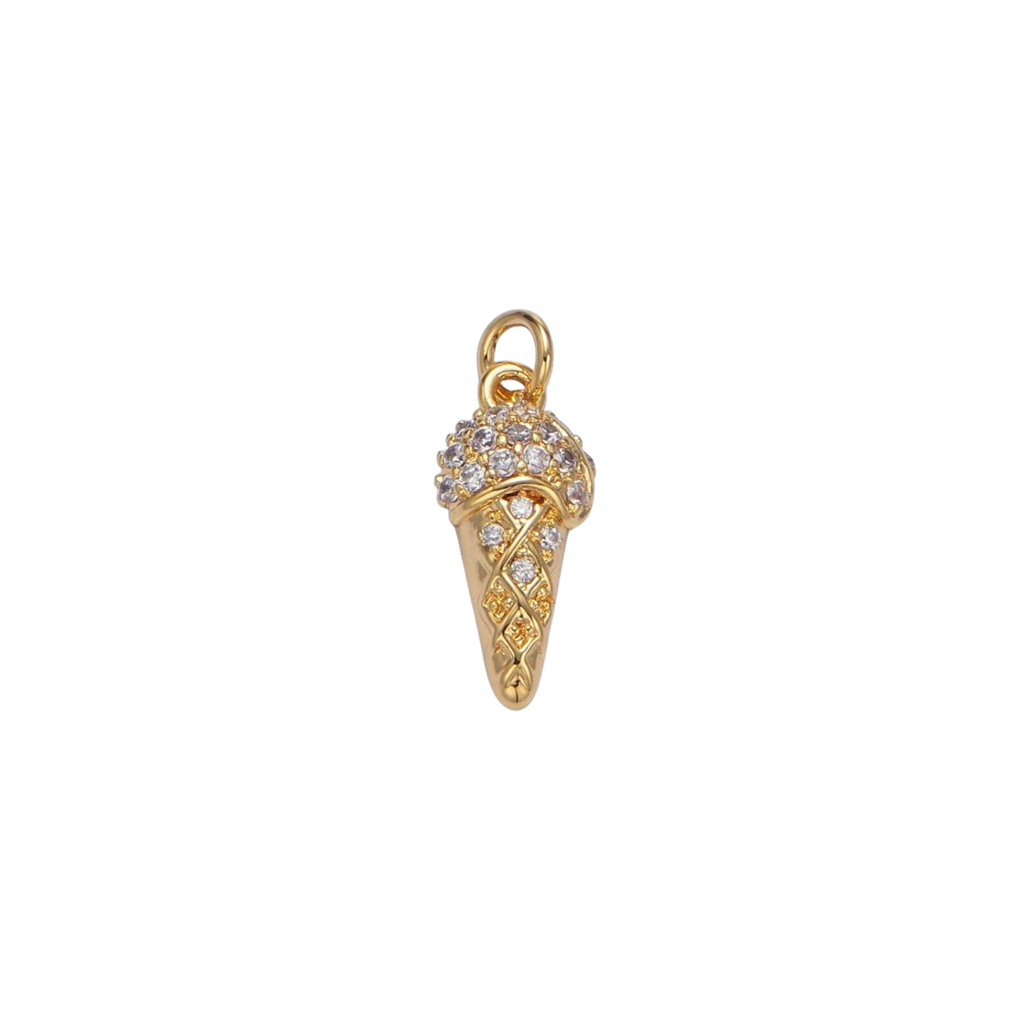 Mini Ice Cream Cone Charm