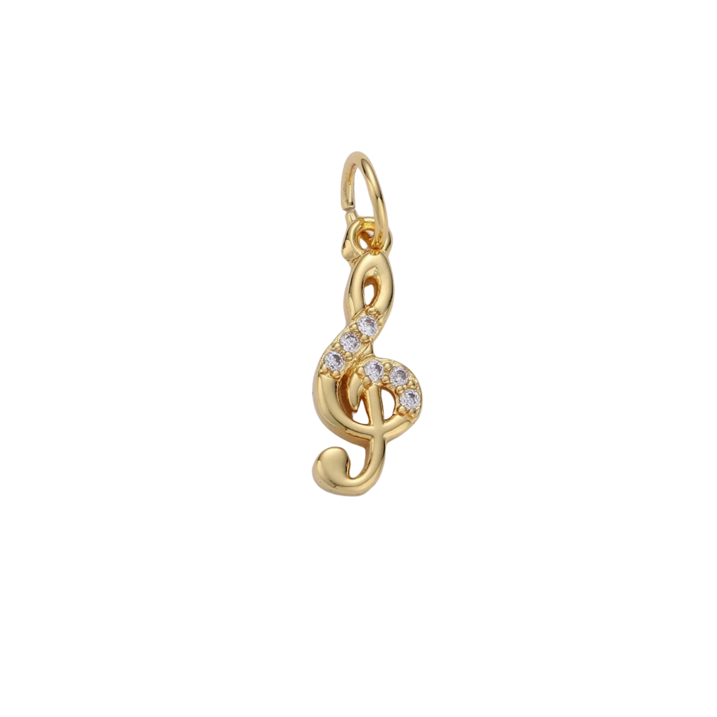 Small Treble Clef Charm