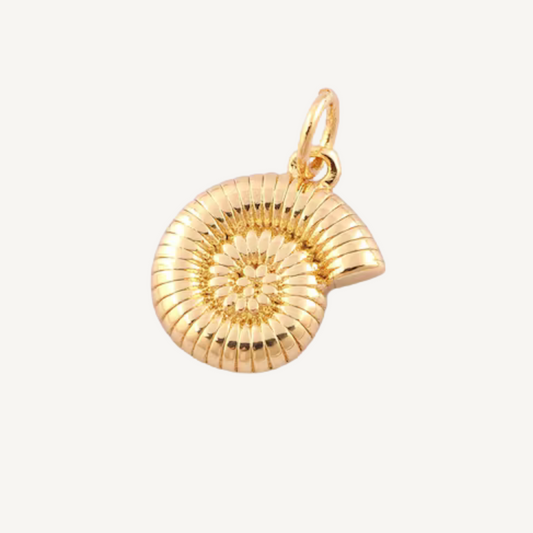 Small Spiral Shell Charm