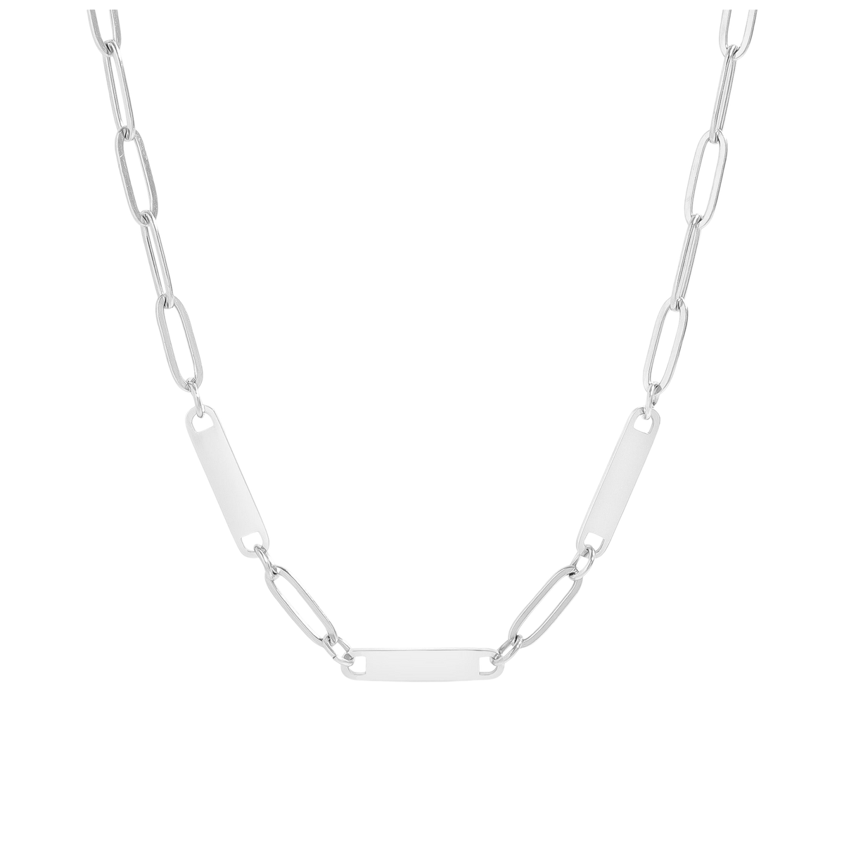 Silver Engraved 1, 2, or 3 Bar Necklace