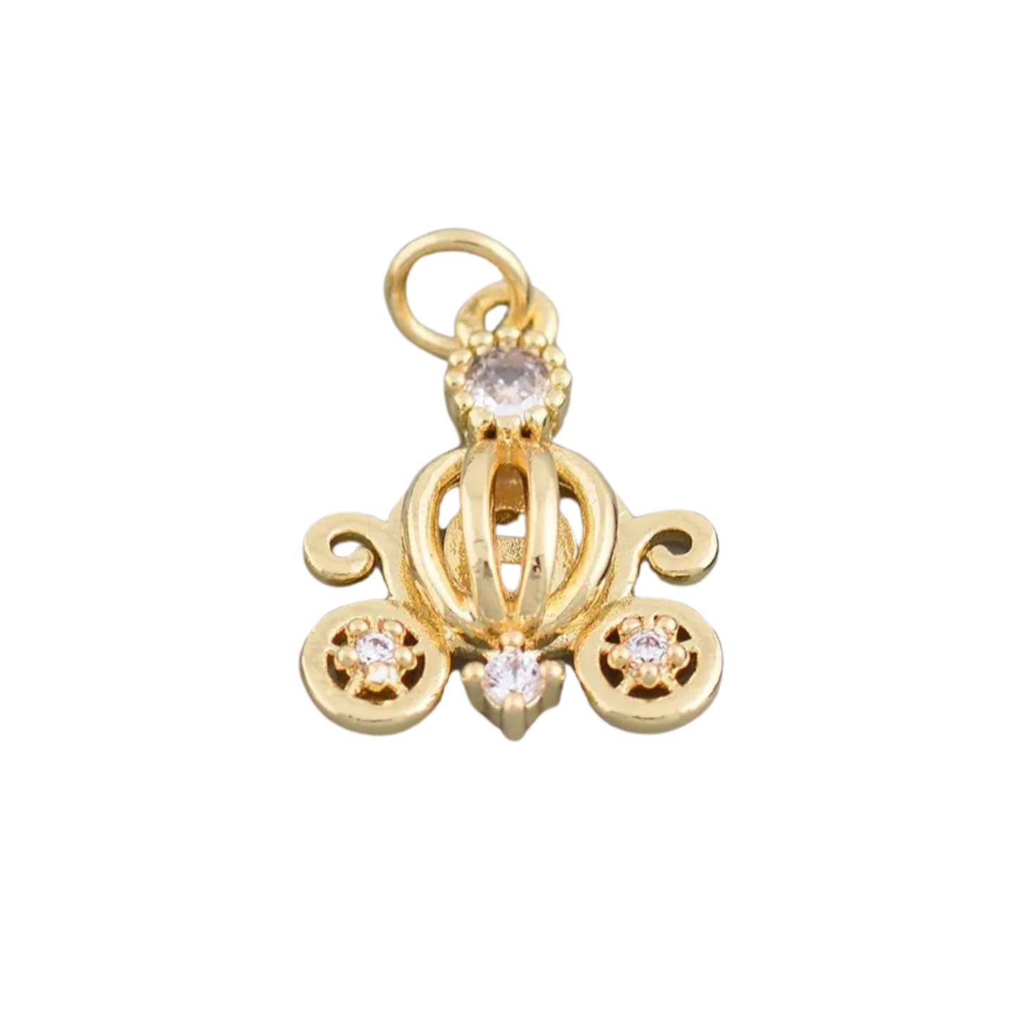 Medium Pumpkin Carriage Charm