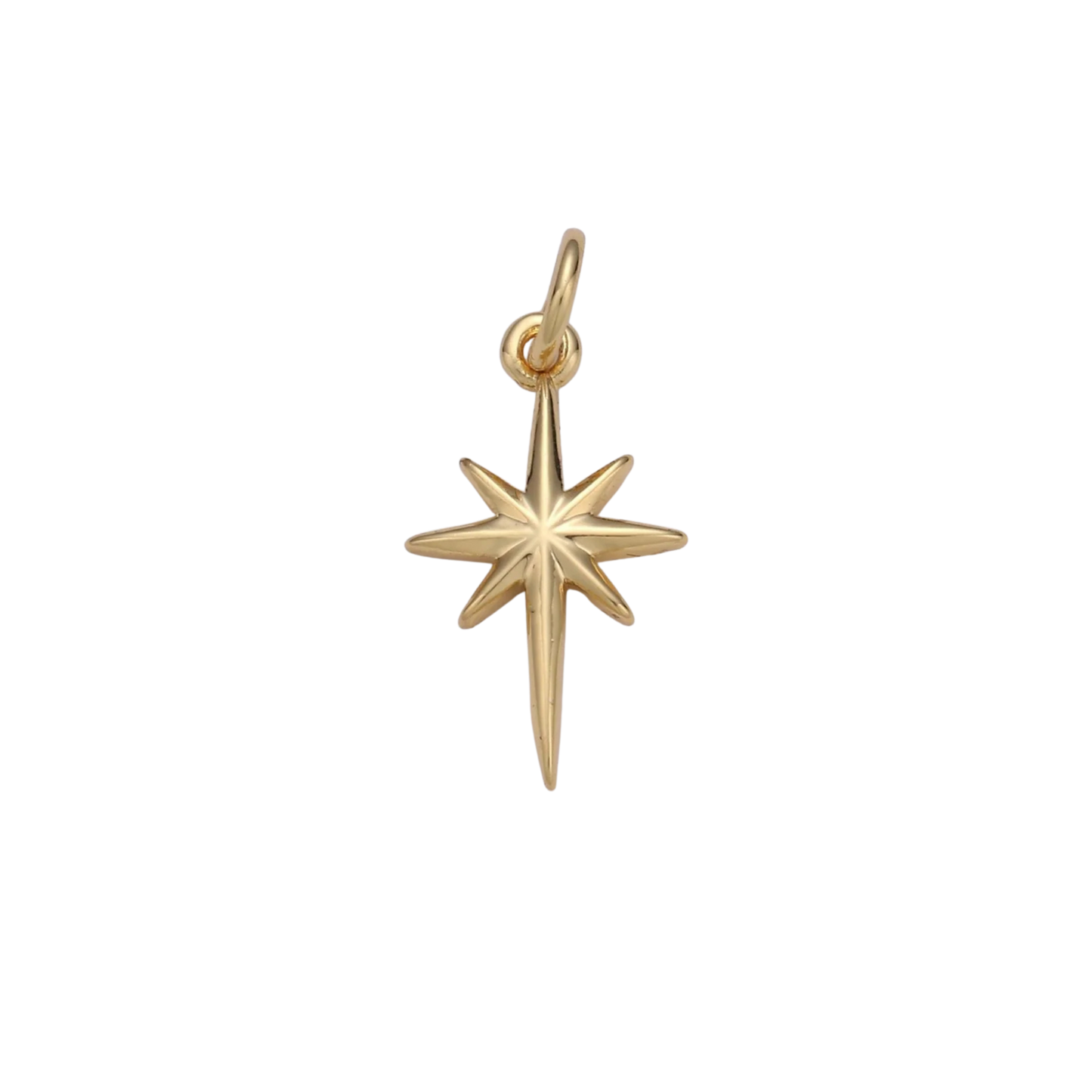 Small Gold Bright Star Charm