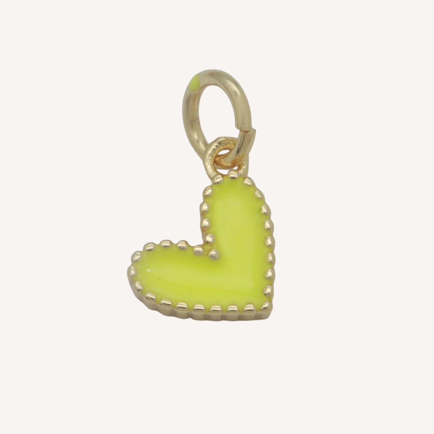 Mini Colored Heart Charms
