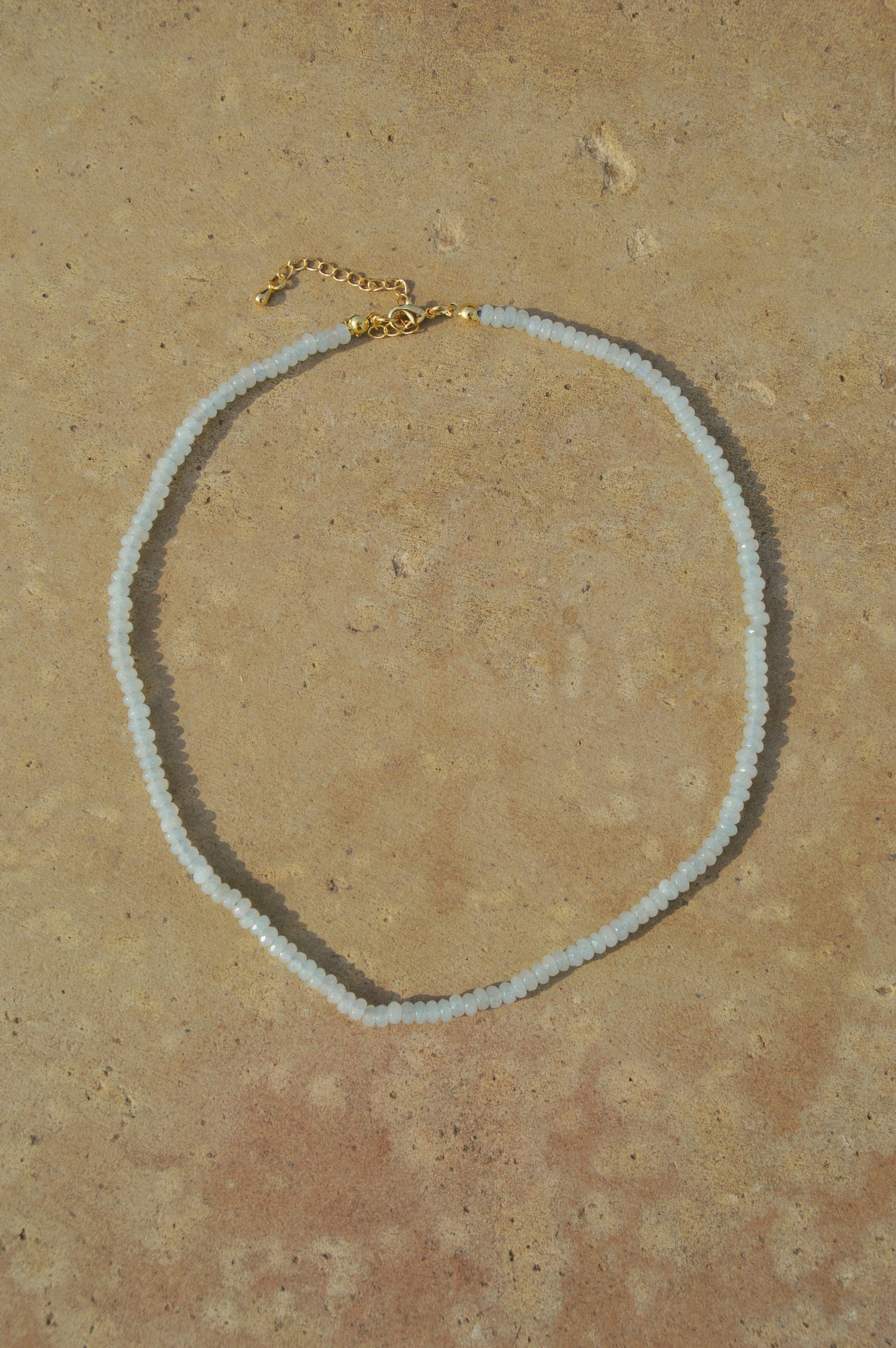 Breezy Blue Rondelle Necklace