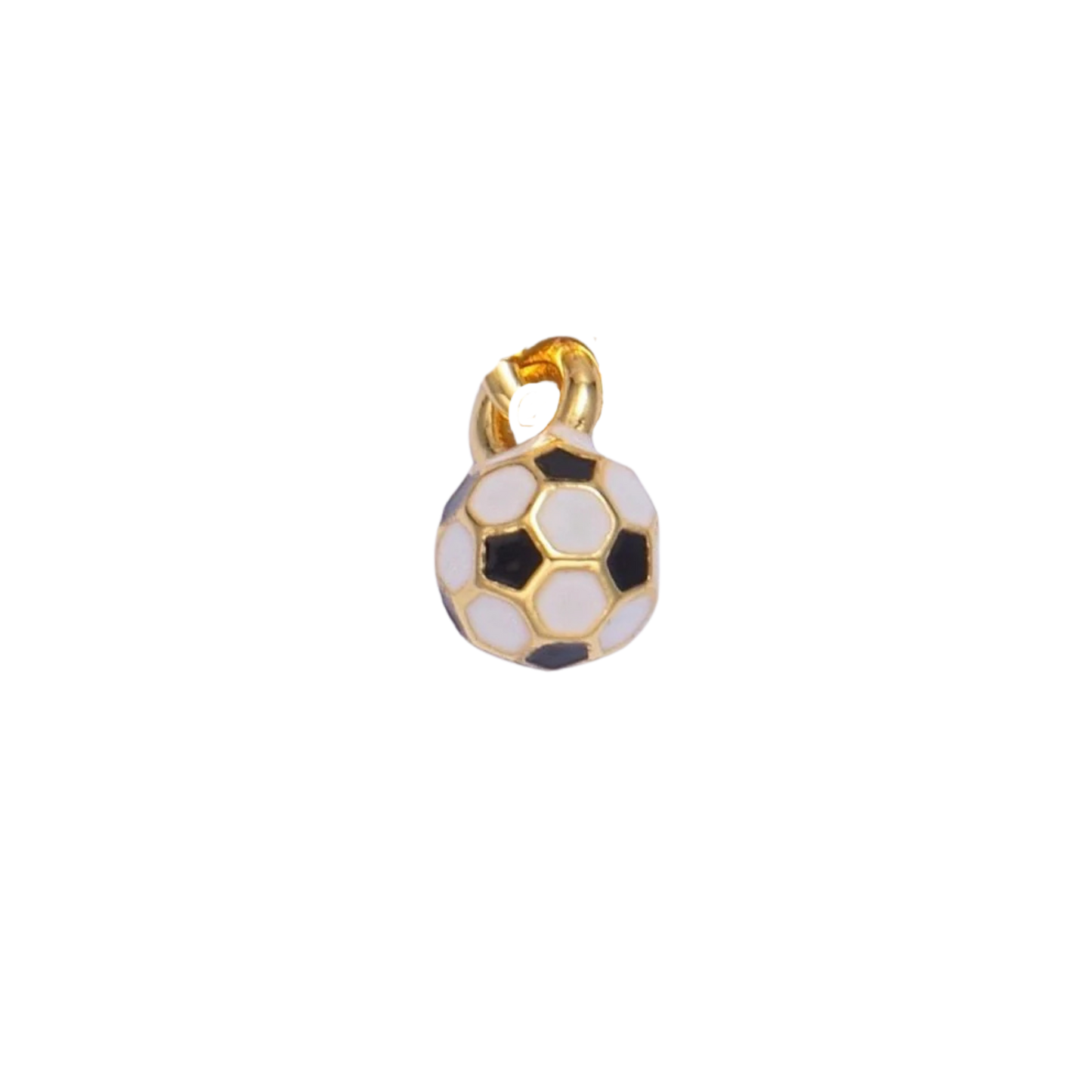 Mini Round Soccer Ball Charm