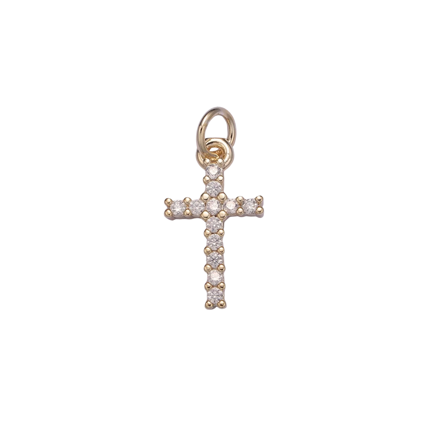 Rhinestone Cross Charms