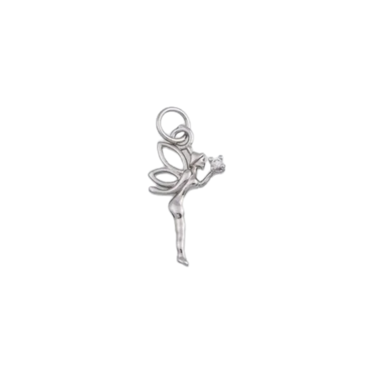 Small Silver Fairy Charm