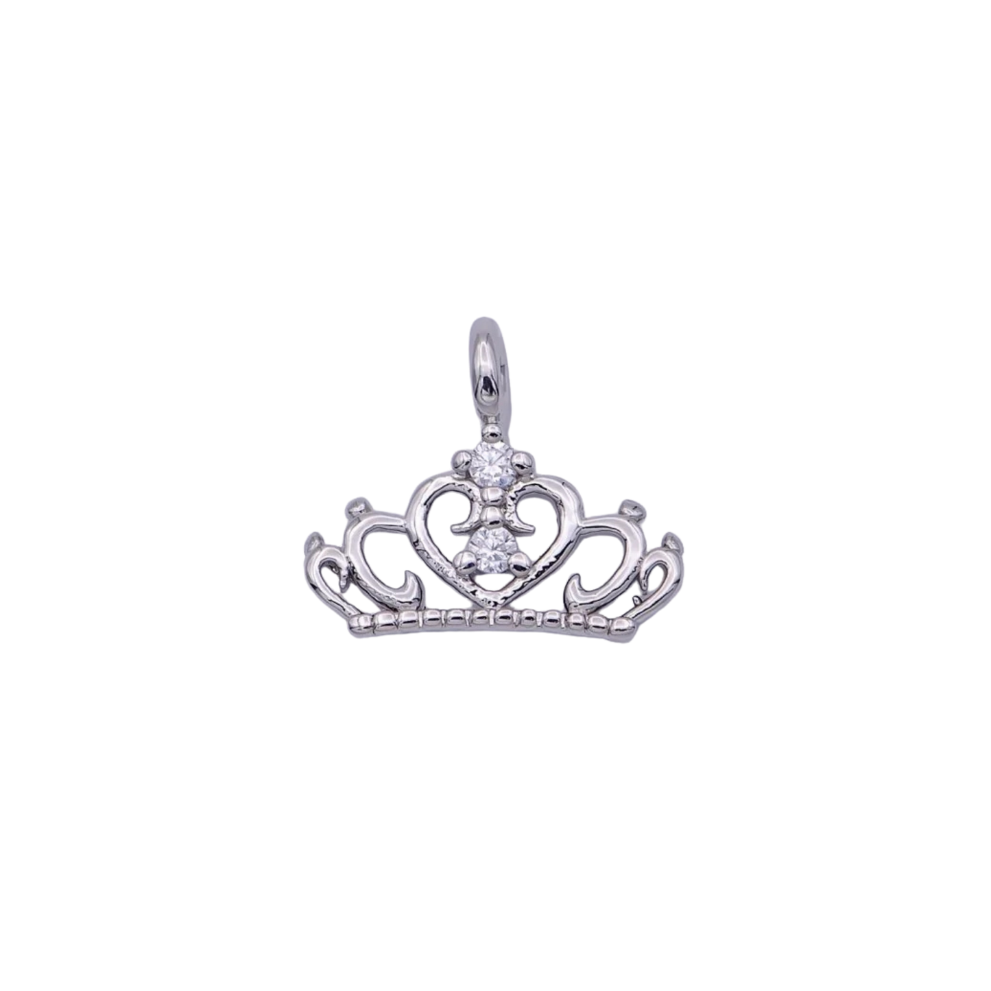 Mini Silver Tiara Charm