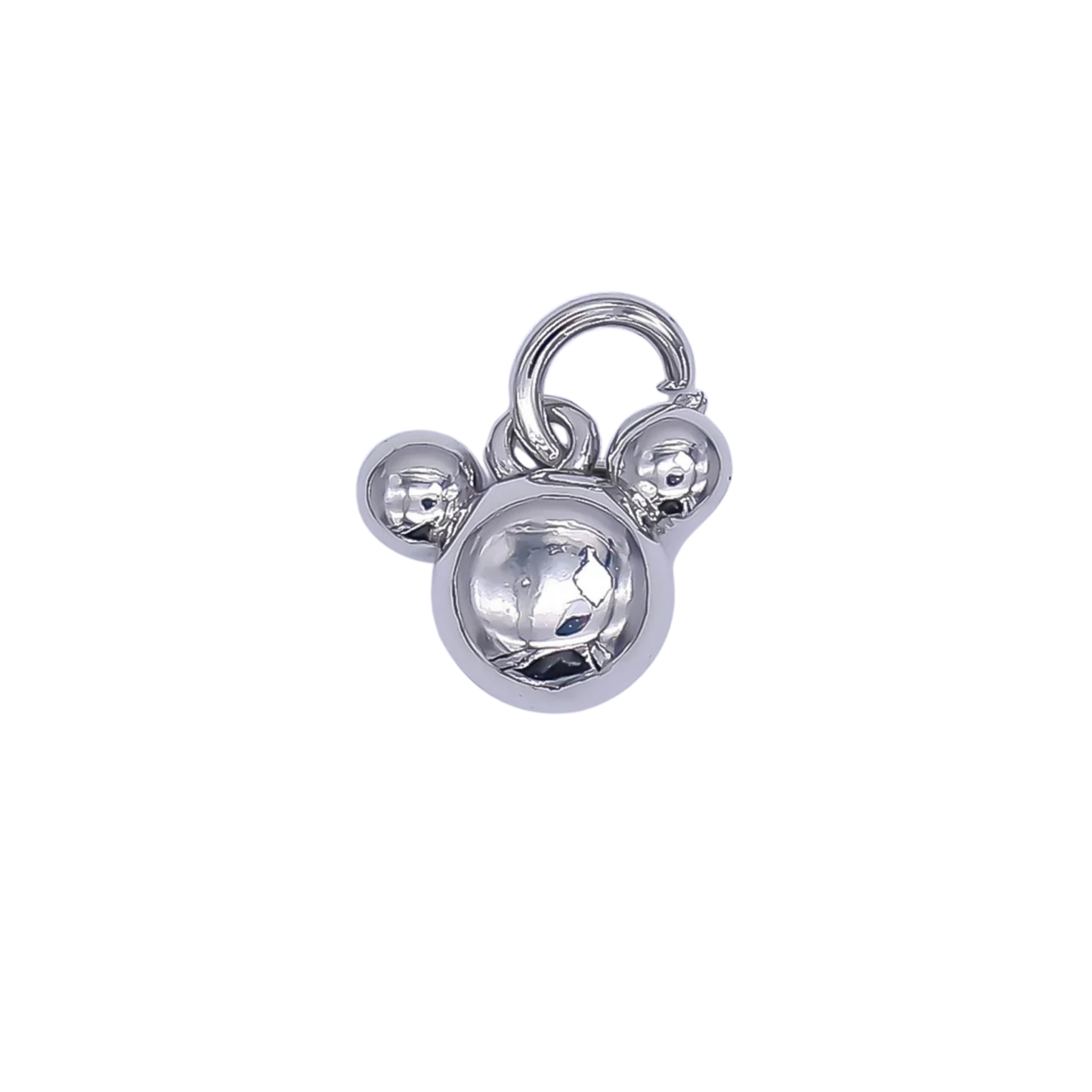 Mini Silver Mouse Charm