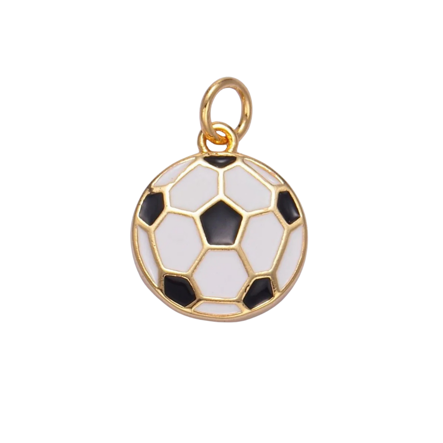 Medium Flat Soccer Ball Charm