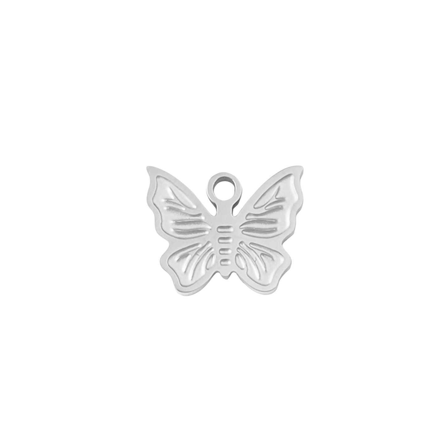 Mini Silver Butterfly Charm
