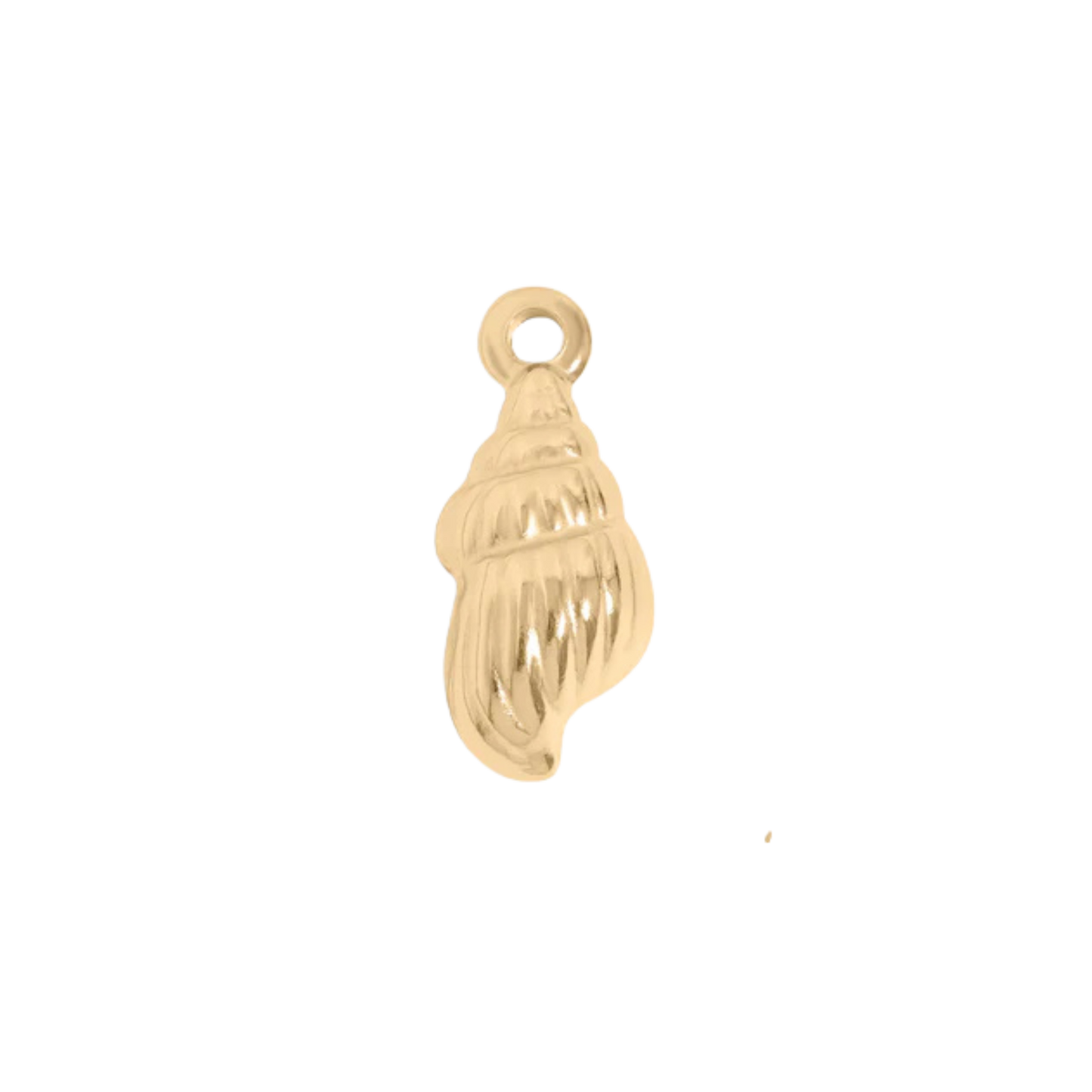 Medium Gold Conch Seashell Charm