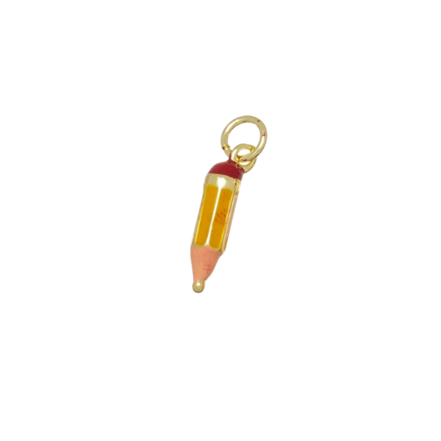 Mini Gold Pencil Charm
