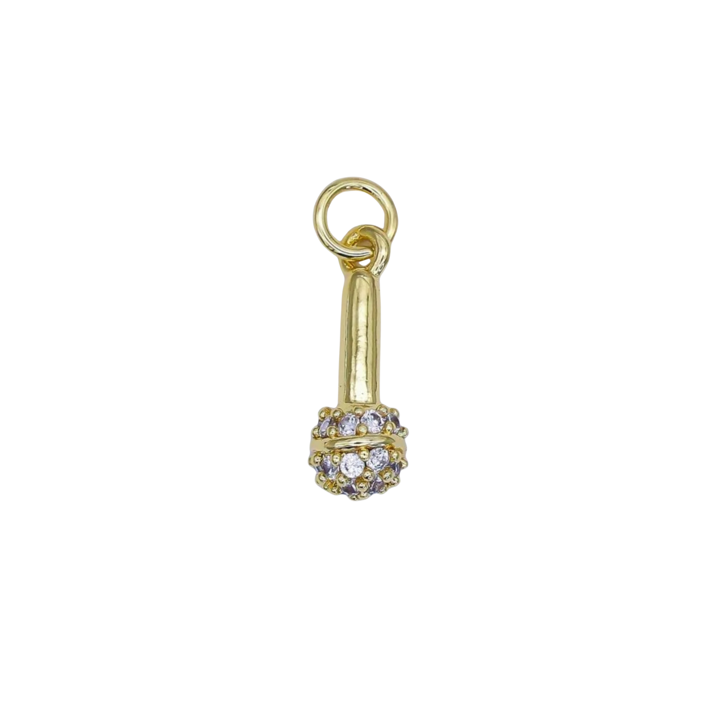 Small Microphone Charm