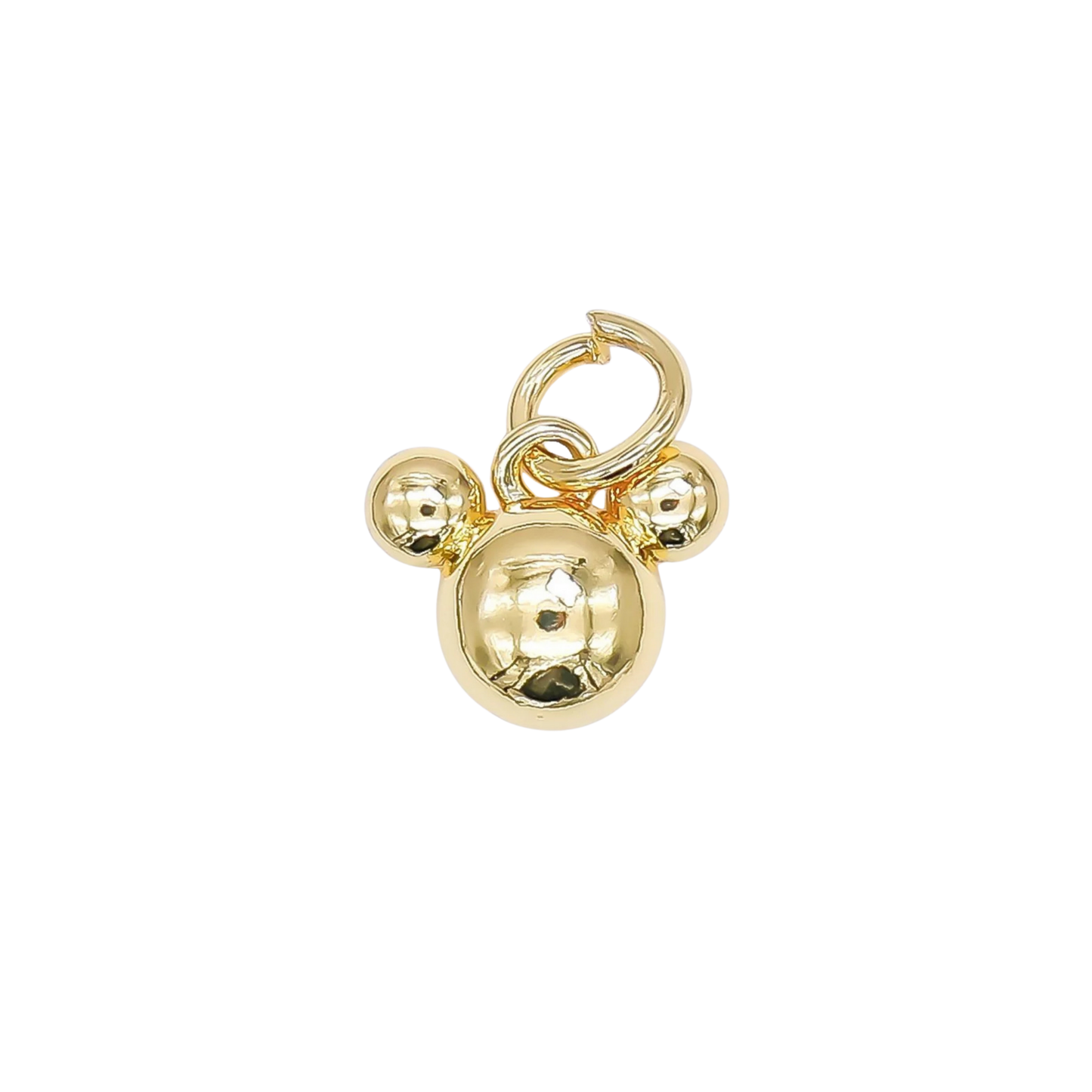 Mini Gold Mouse Charm
