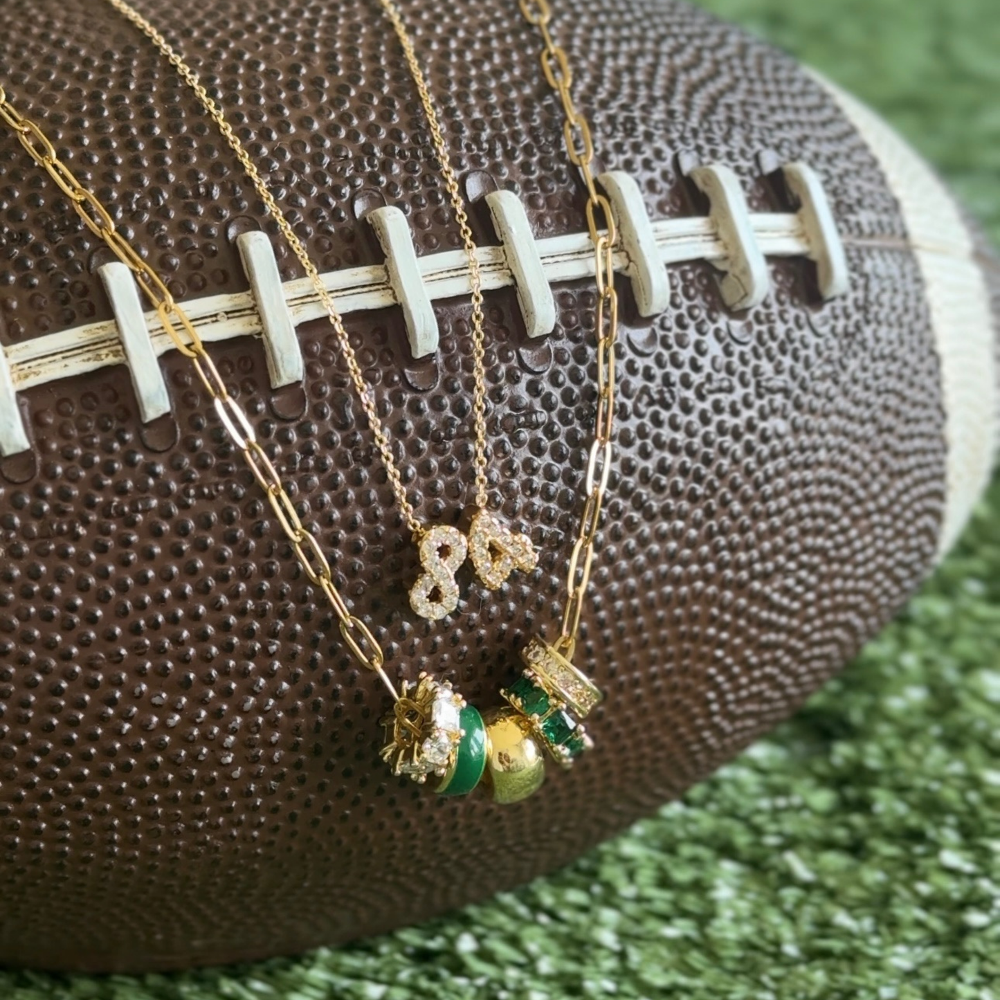 Number Slider Necklace in Gold
