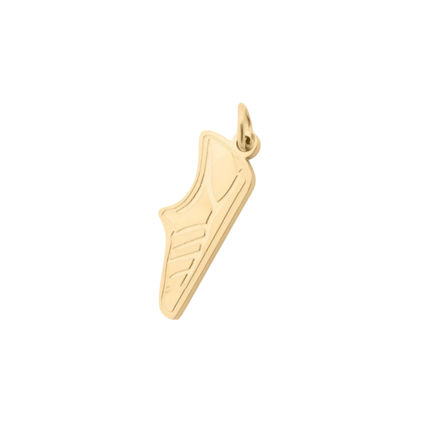 Medium Gold Flat Cleat/Track Shoe Charm