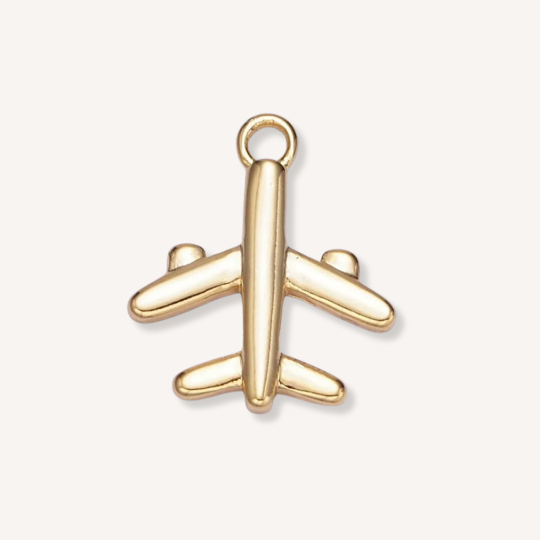 Mini Airplane Charm