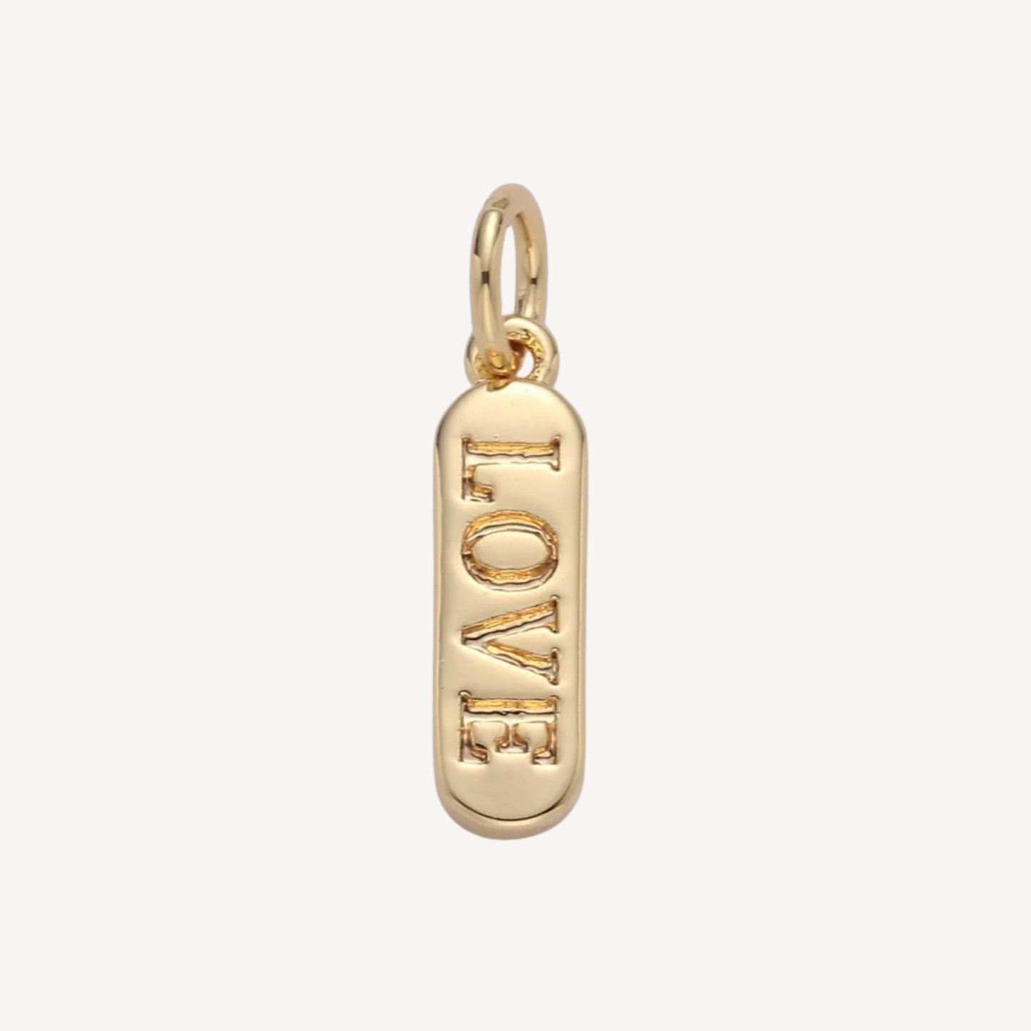 Mini Word Tag Charms