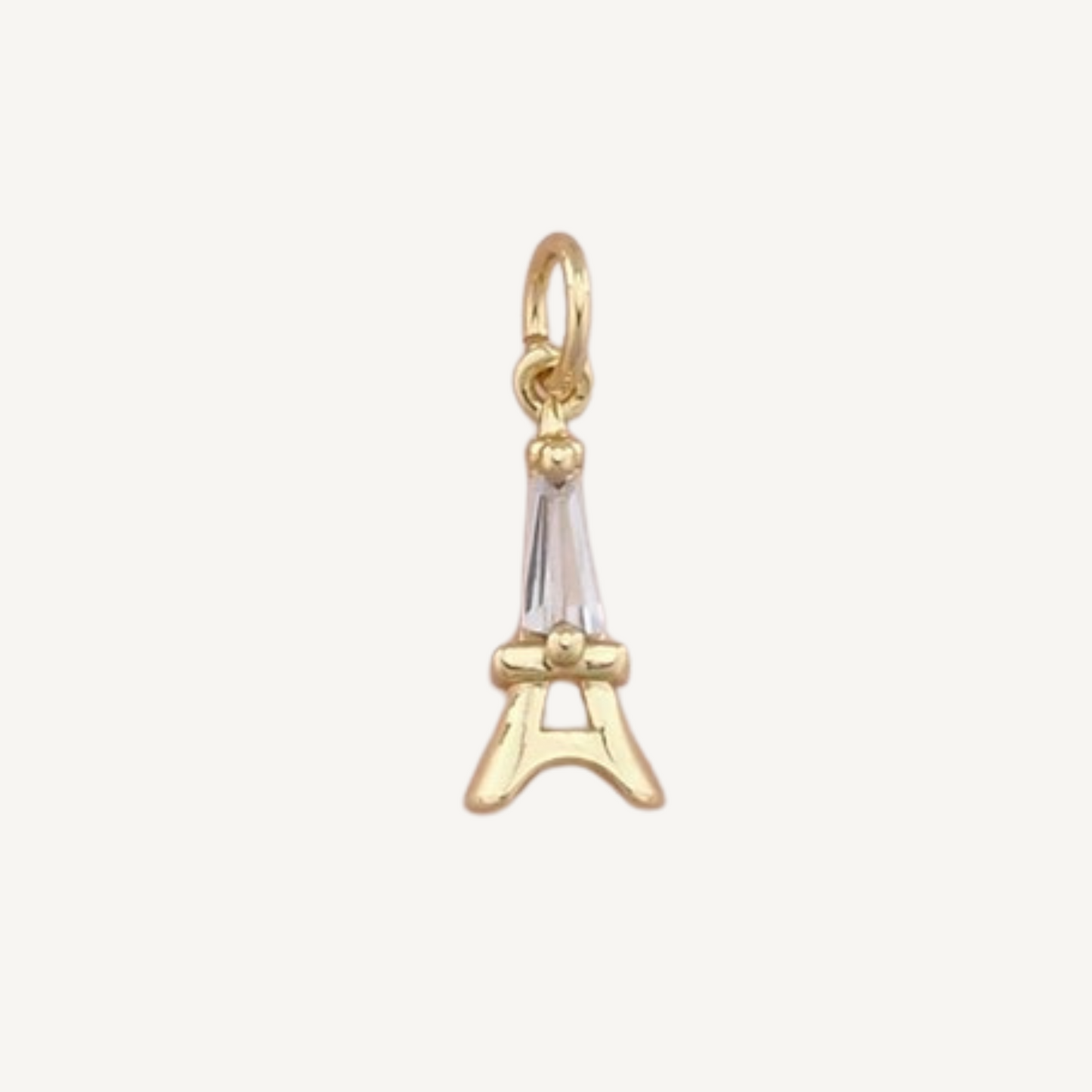 Mini Rhinestone Eiffel Tower Charm