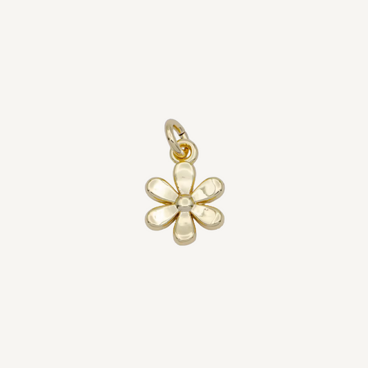 Mini Gold Flower Charm