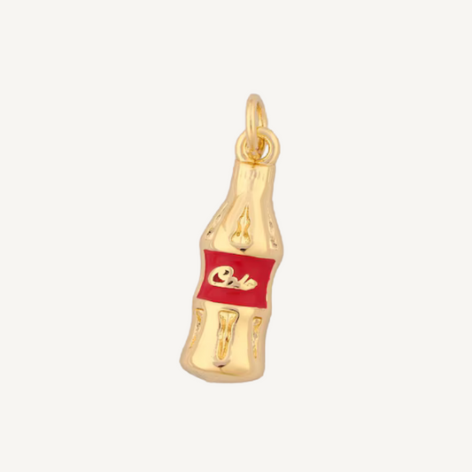 Small Coke Soda Bottle Charm