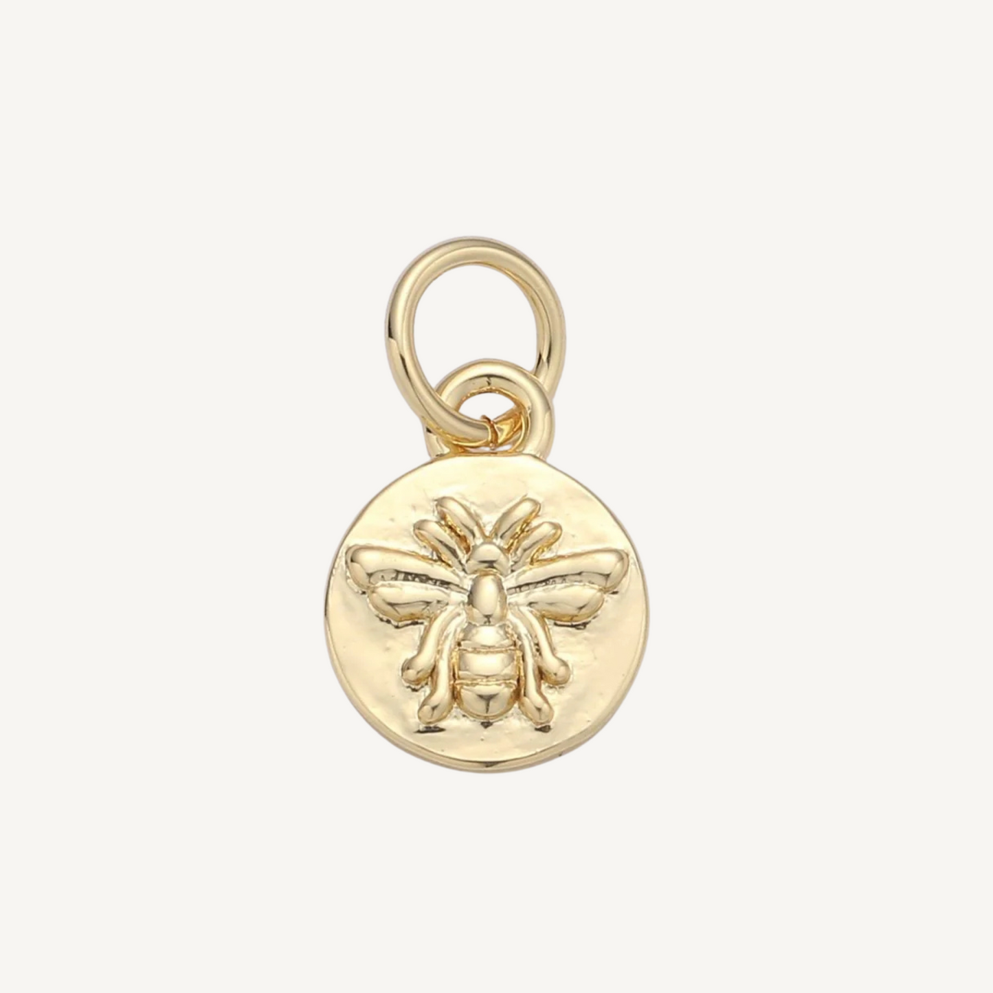 Mini Bee Disc Charm