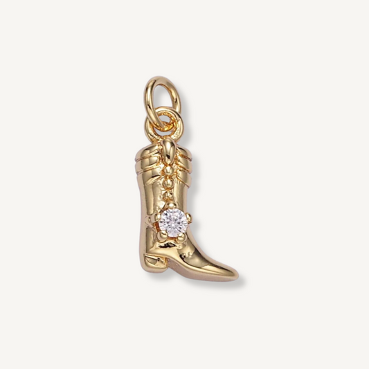 Mini Western Boot Charm