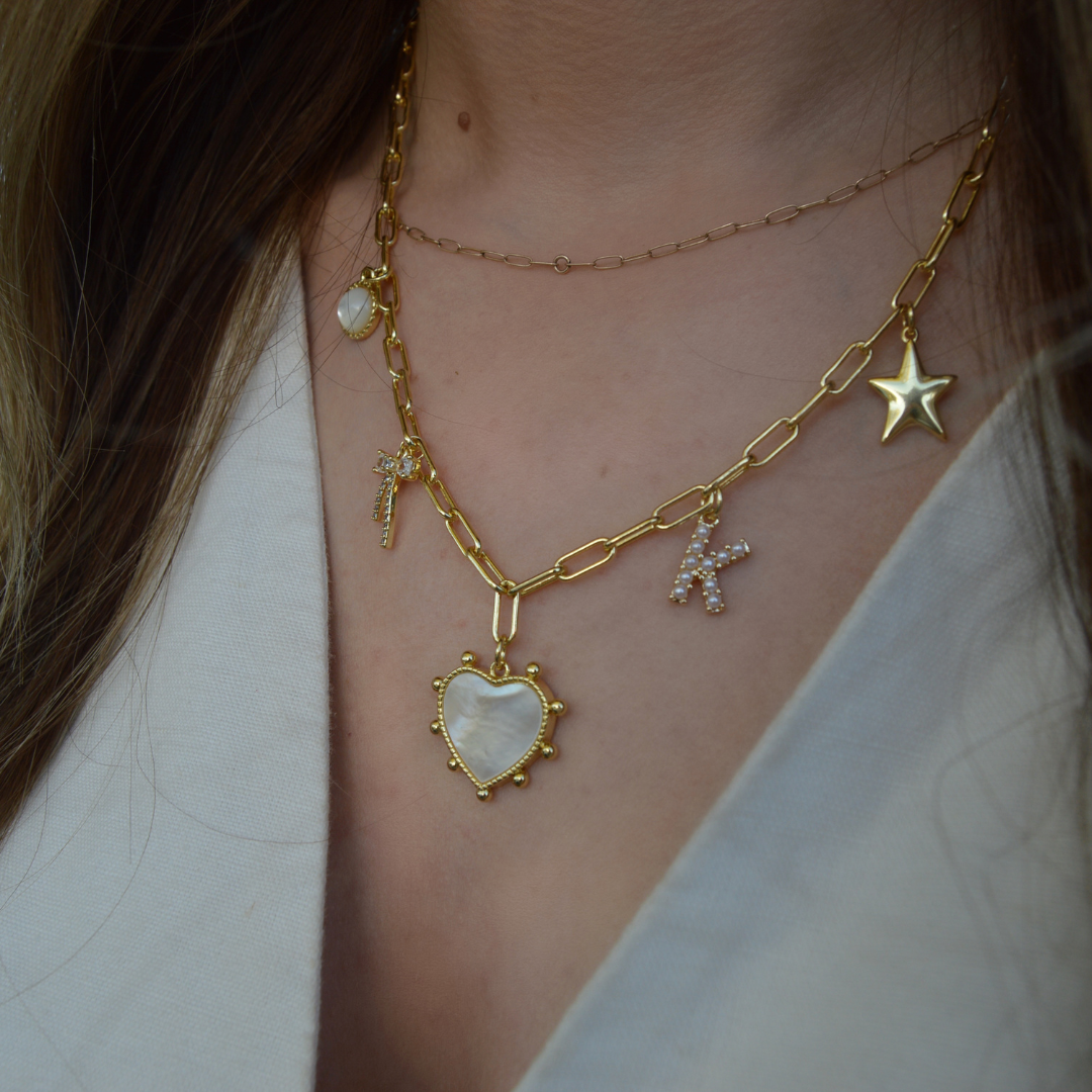 Small Round Pearl Charm