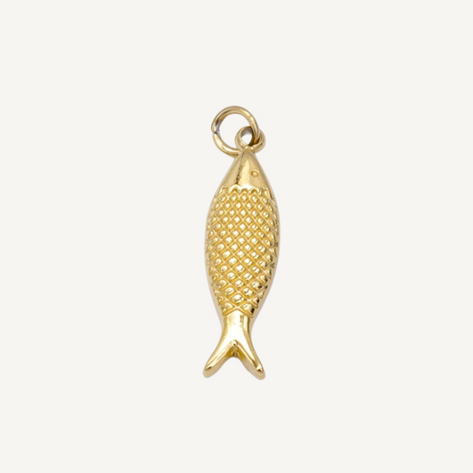 Small Gold Fish Charm