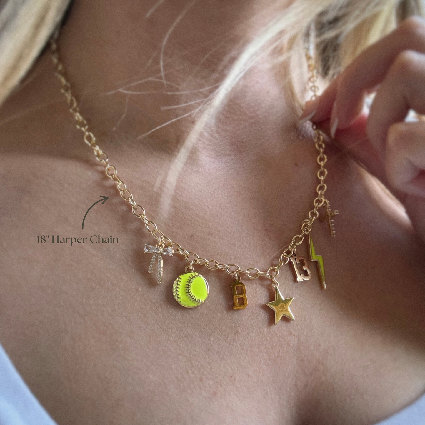 Medium Softball Charm