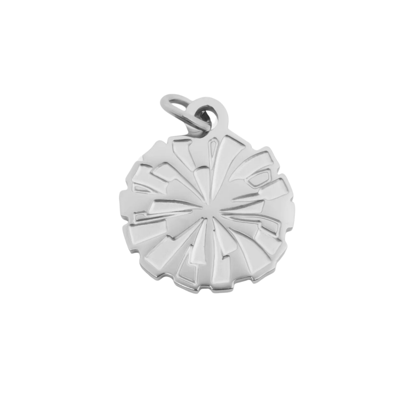 Medium Silver Pom Charm