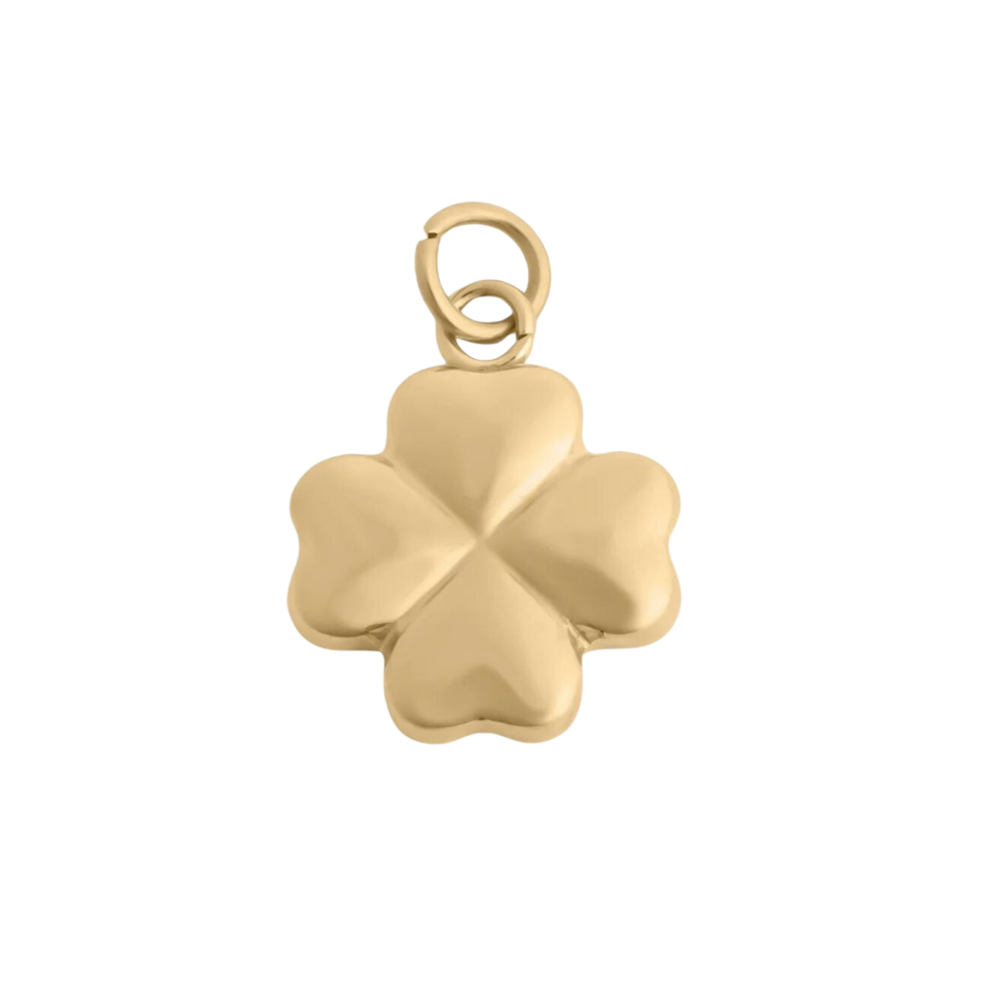 Medium Gold Clover Charm