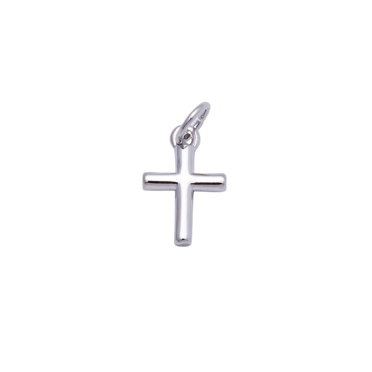Mini Silver Cross Charm