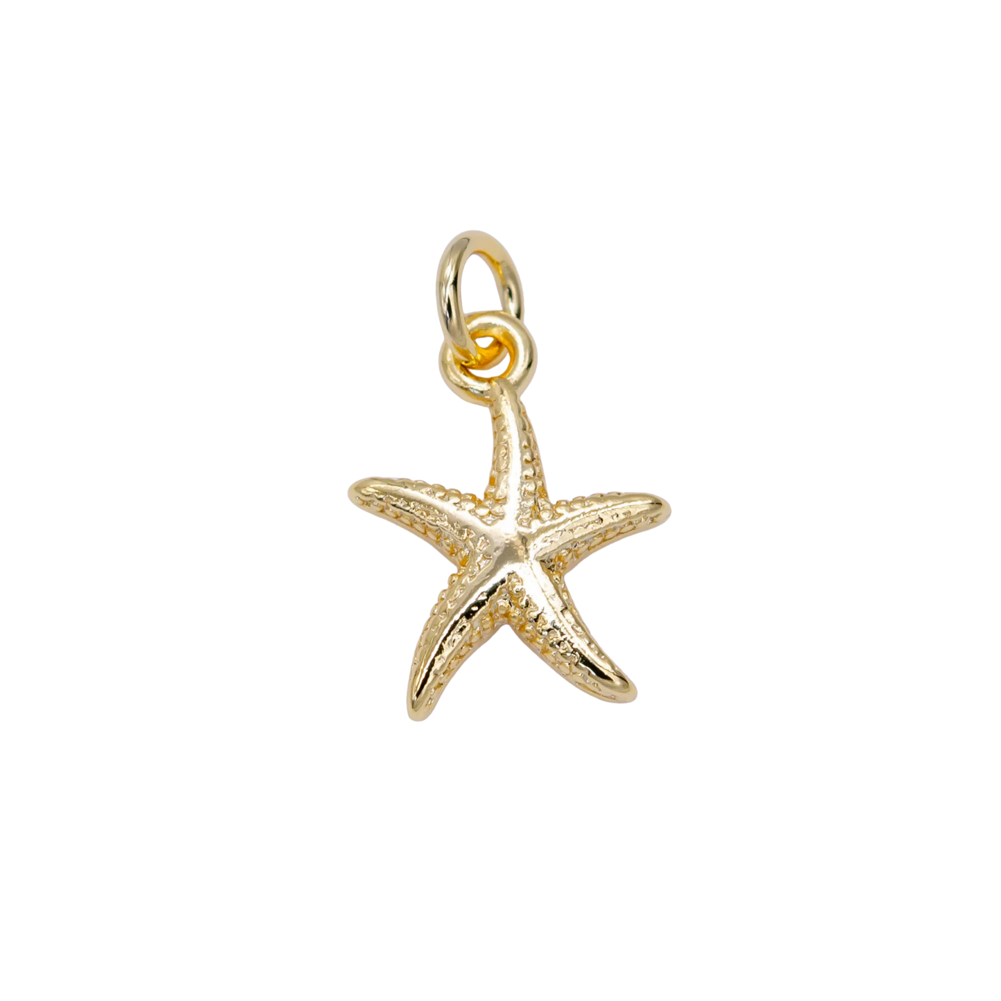 Mini Gold Starfish Charm