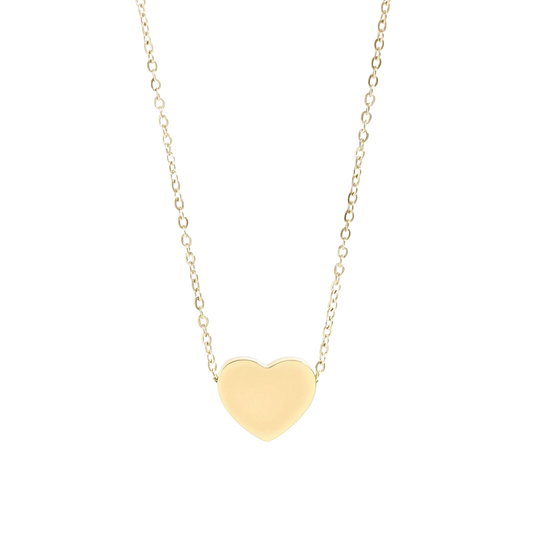 Name Heart Necklace (Engravable)