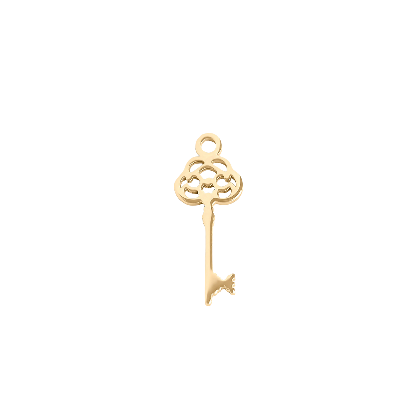 Small Gold Key Charm