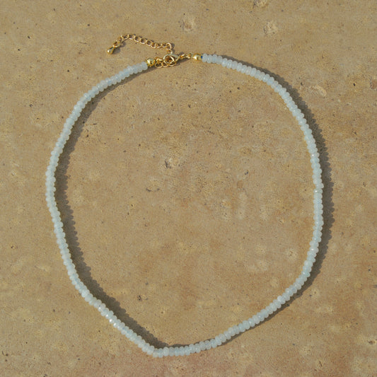 Breezy Blue Rondelle Necklace