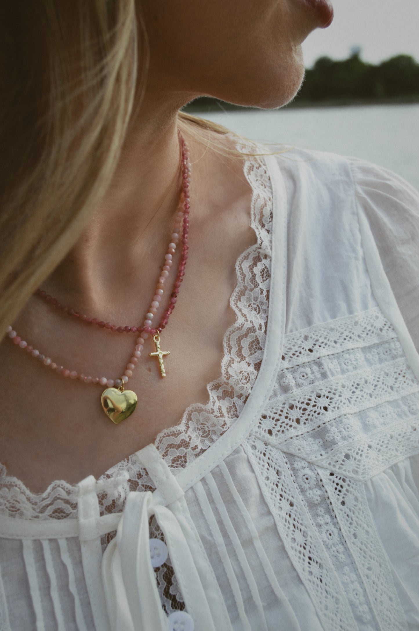 Gemstone Beaded Necklace