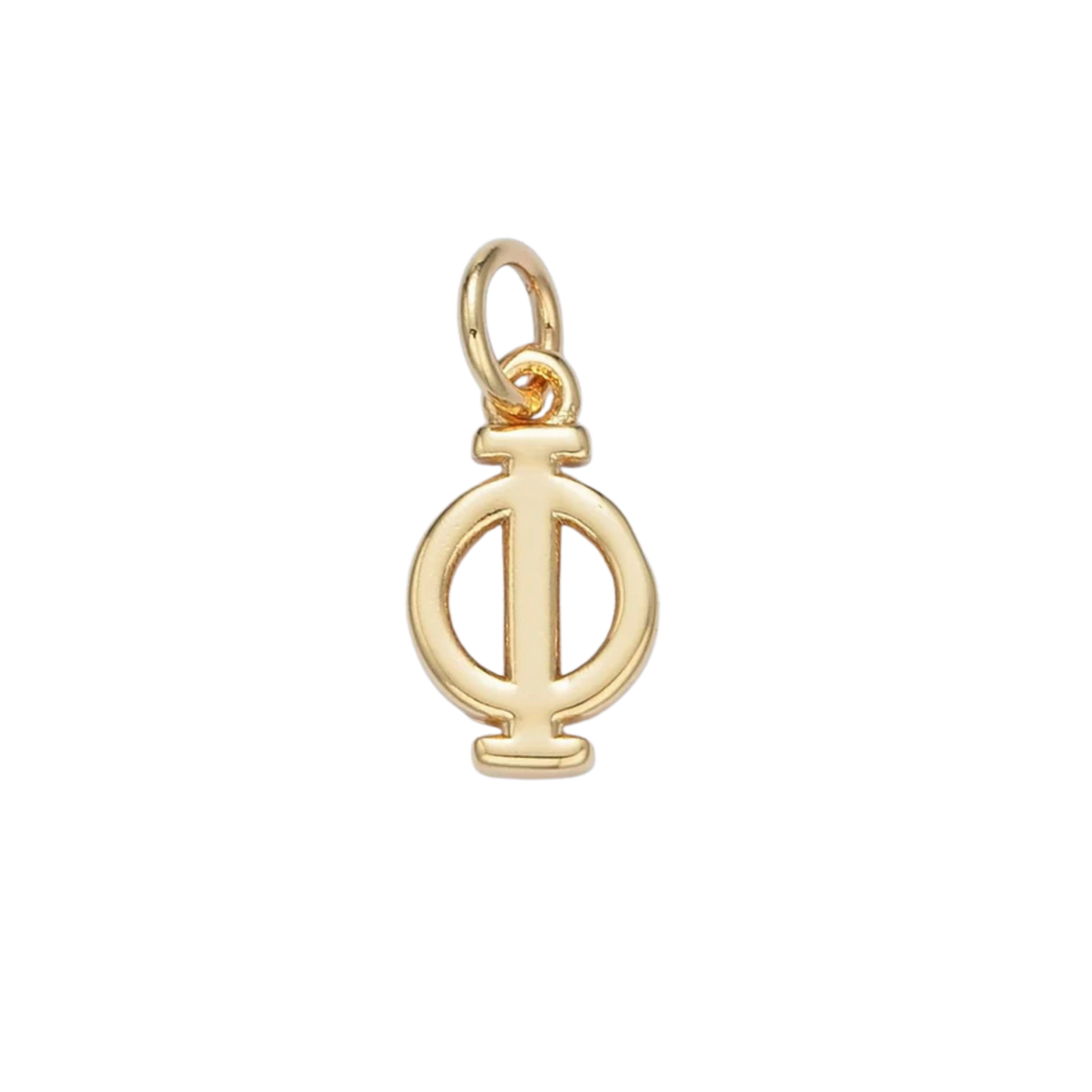 Small Gold Greek Letter Charms