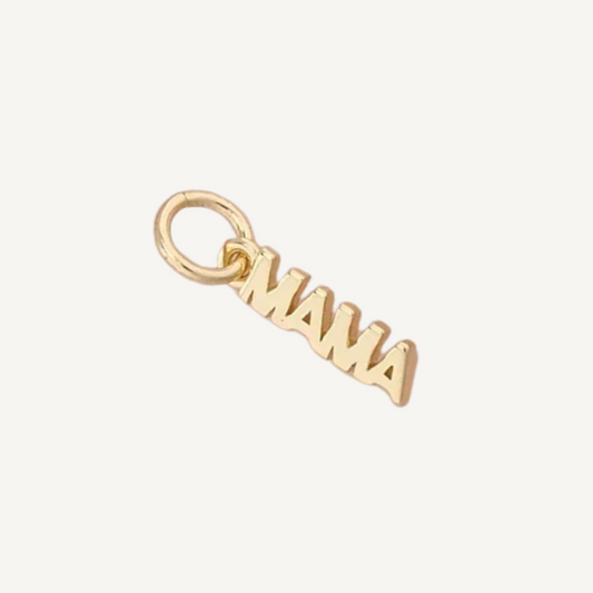 Mini Gold "Mama" Charm