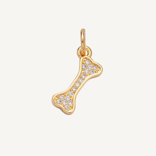 Small Dog Bone Charm