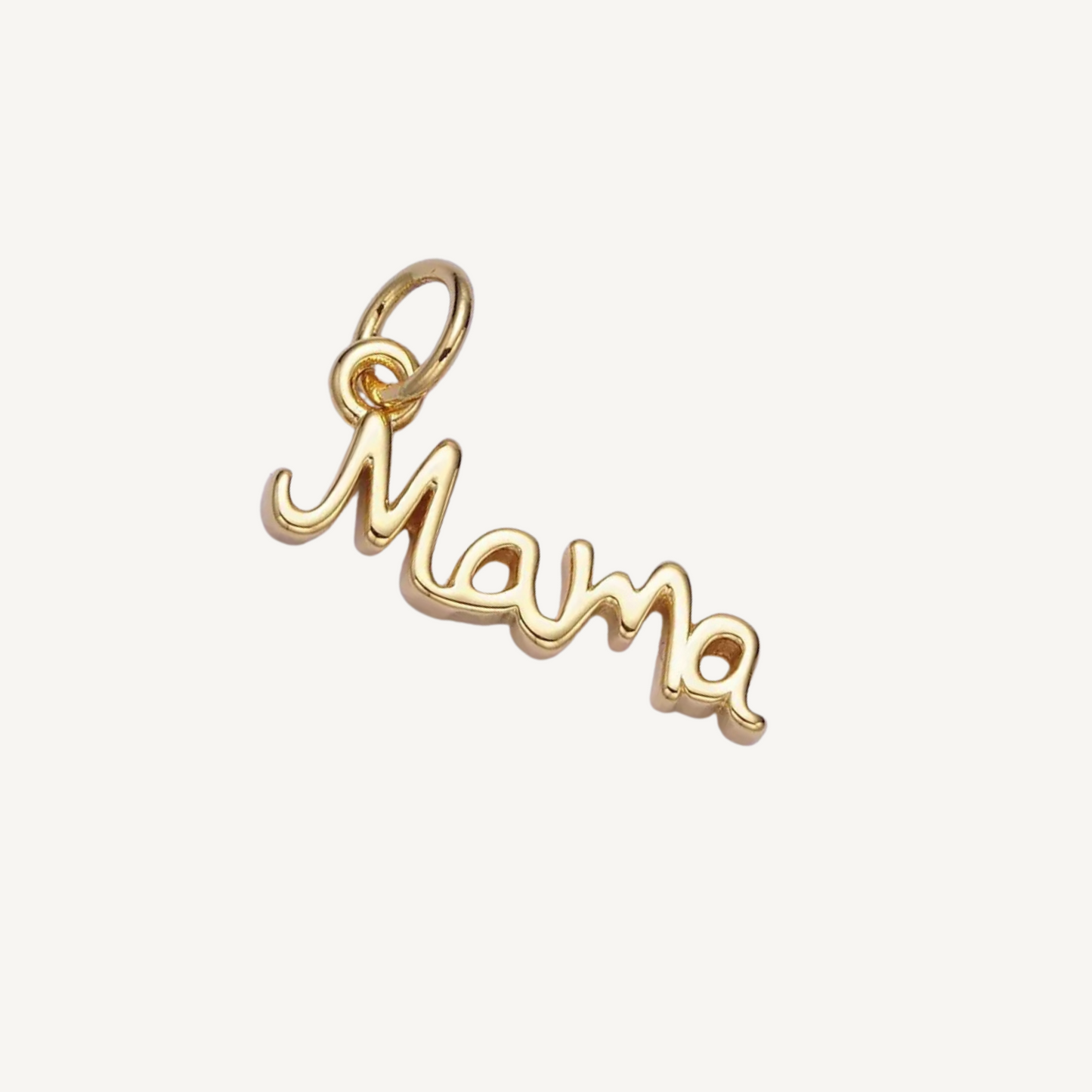 Small Cursive "Mama" Charm