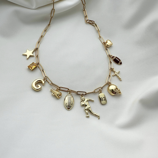 Football 11-Charm Necklace