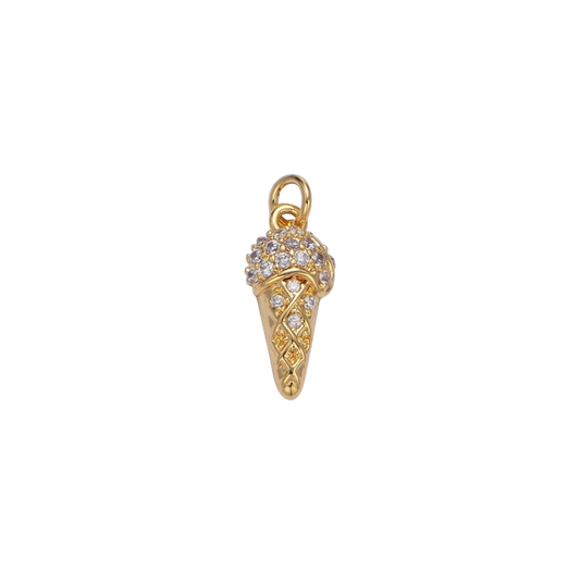 Mini Ice Cream Cone Charm
