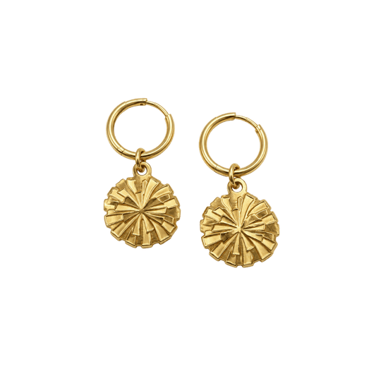 Pom Dangle Earrings
