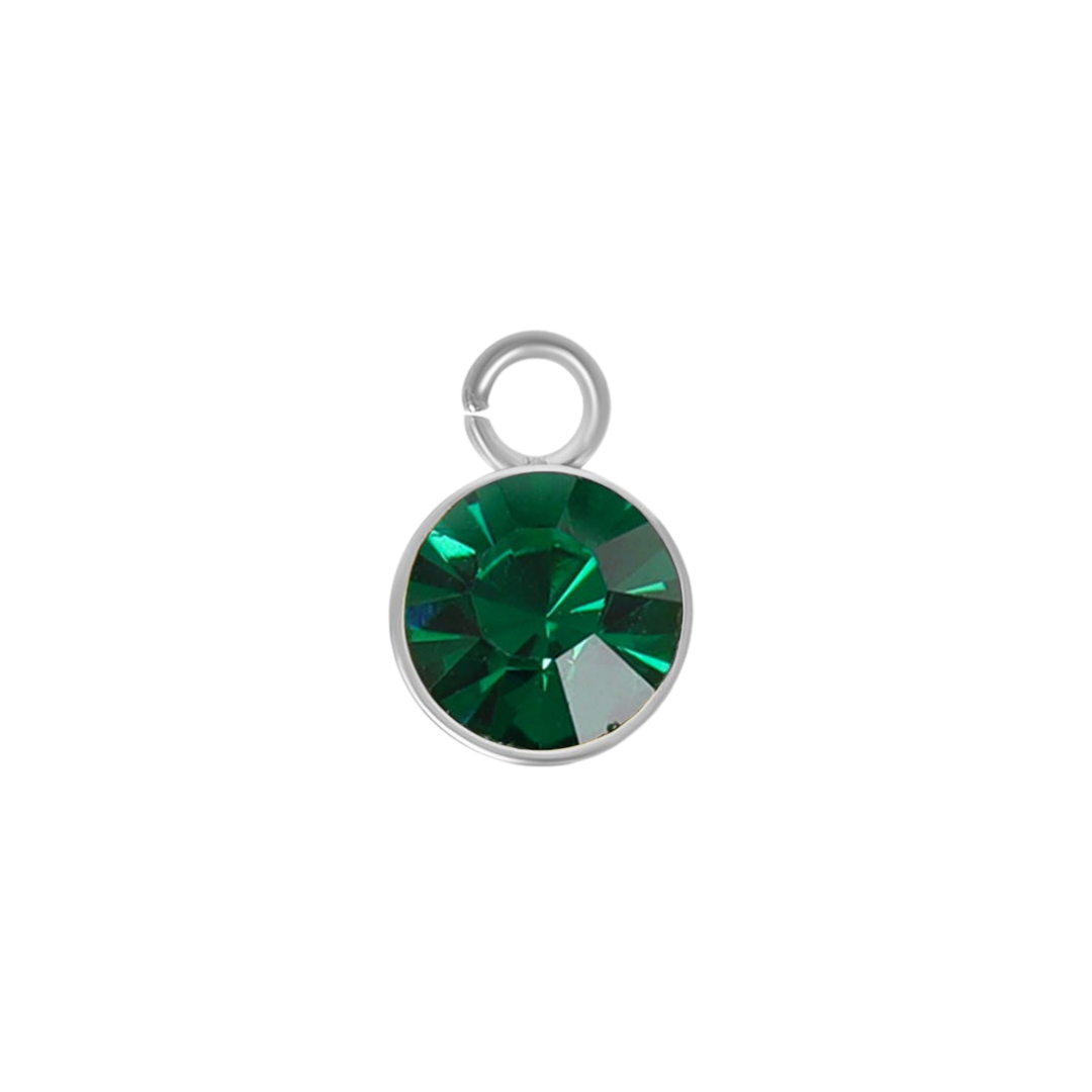 Mini Silver Birthstone Charms