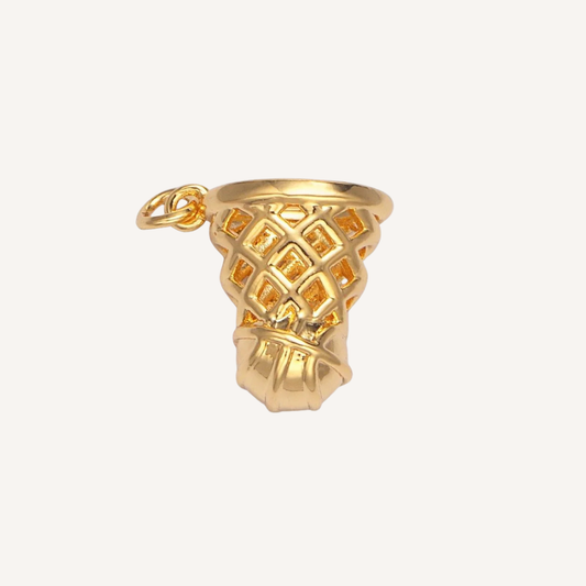 Medium Basketball Hoop Charm