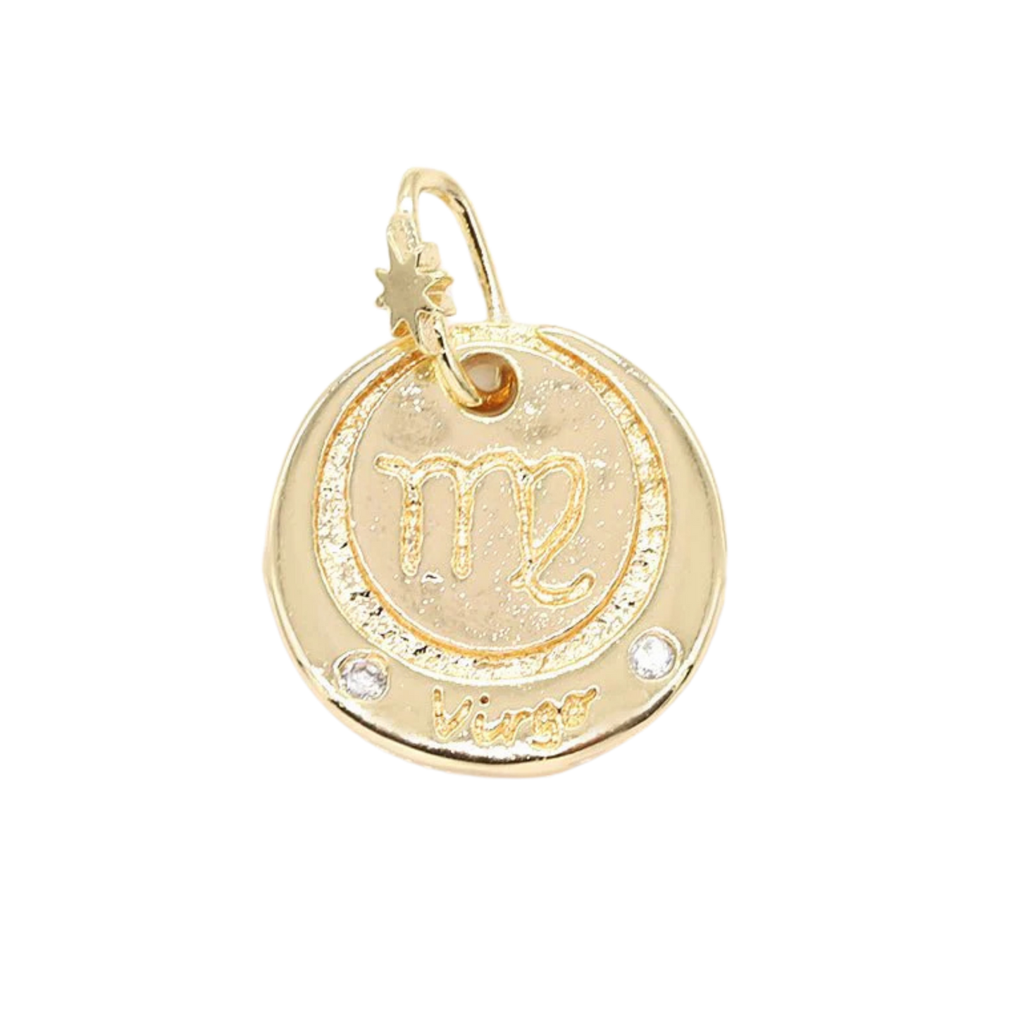 Medium Zodiac Coin Charm