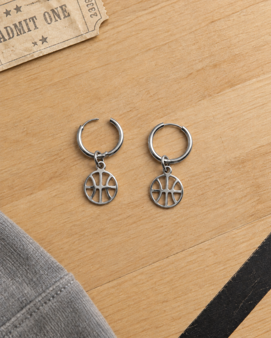 Basketball Dangle Earrings